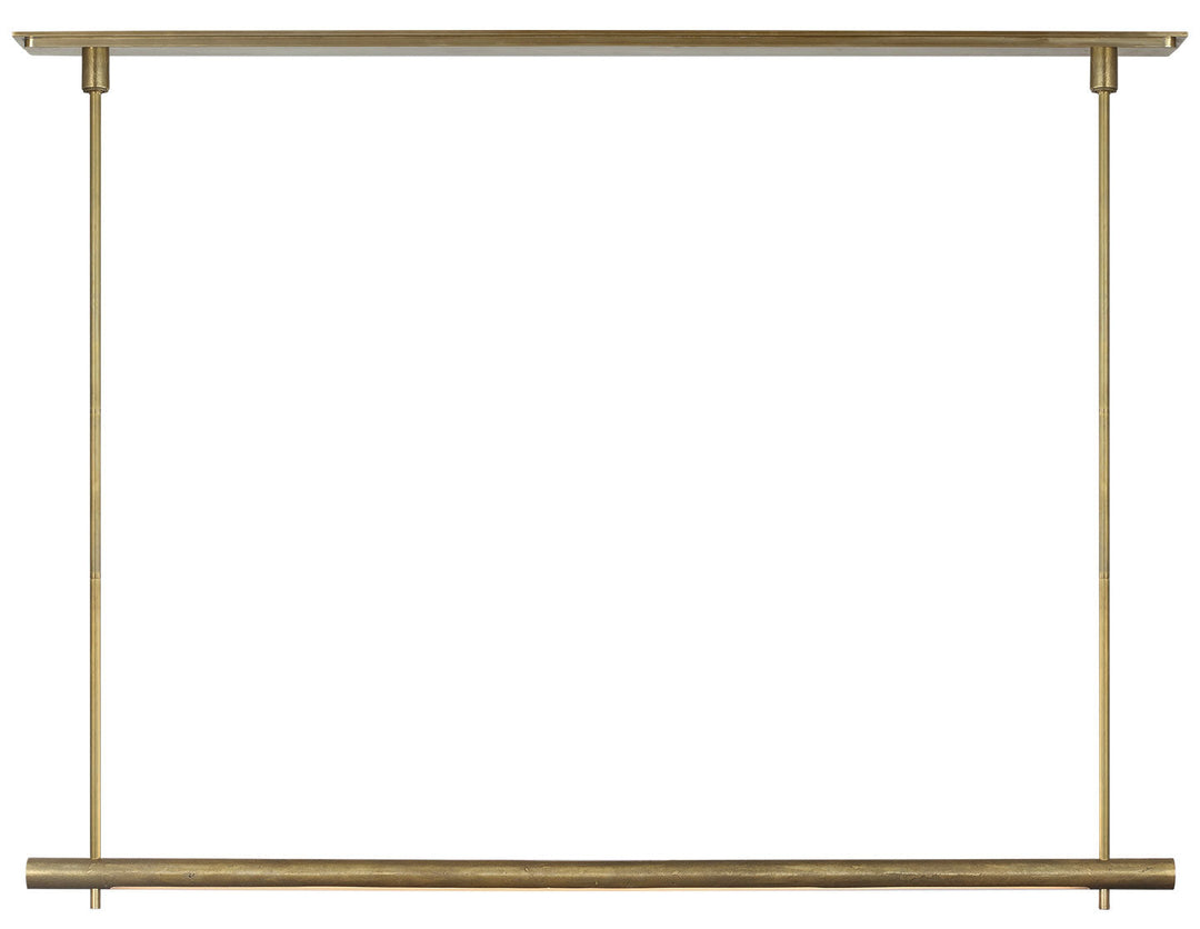 Visual Comfort Signature Stahl Chandelier in Museum Brass