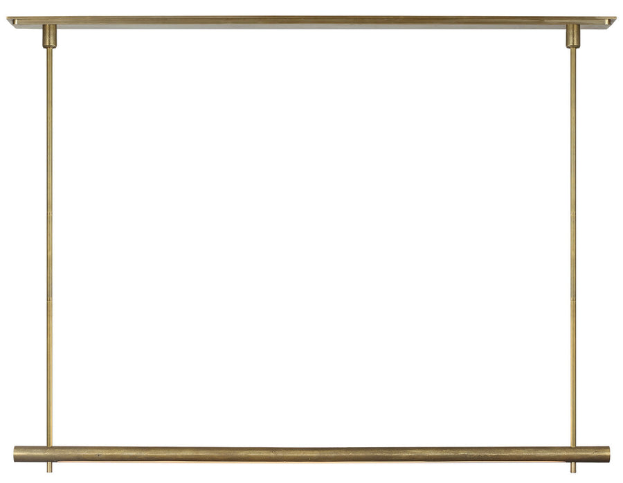 Visual Comfort Signature Stahl Chandelier in Museum Brass