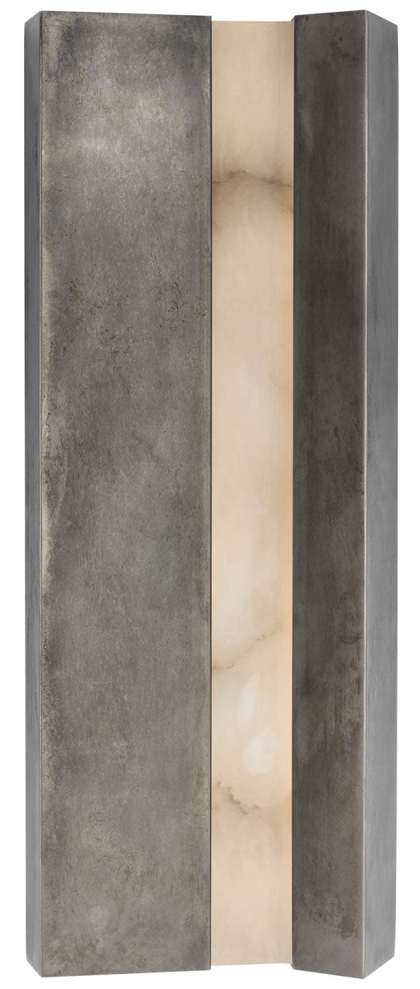 Visual Comfort Signature Austera Wall Sconce in Mottled Pewter