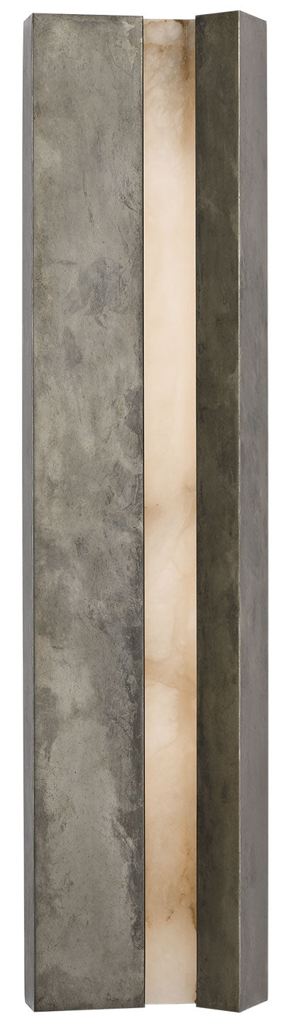 Visual Comfort Signature Austera Wall Sconce in Mottled Pewter (view 2)