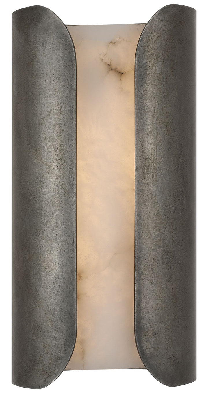 Visual Comfort Signature Armise Wall Sconce in Mottled Pewter