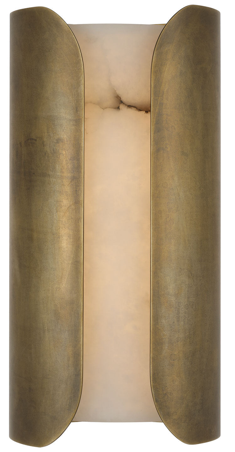 Visual Comfort Signature Armise Wall Sconce in Mottled Brass