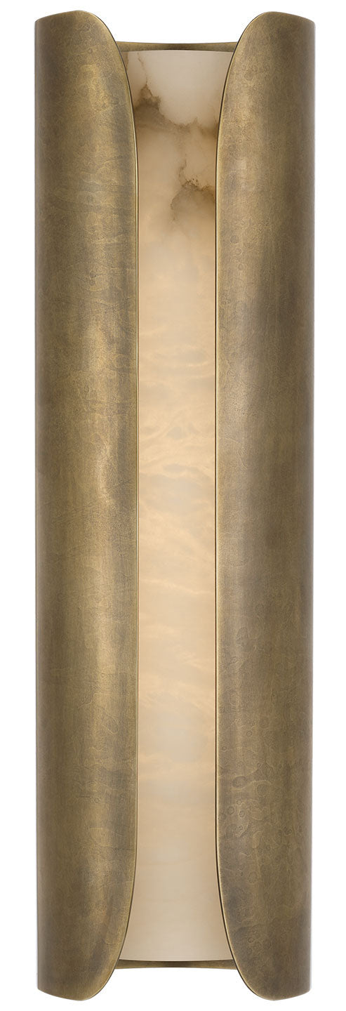 Visual Comfort Signature Armise Wall Sconce in Mottled Brass (view 2)