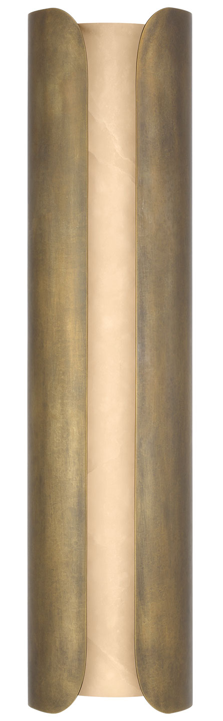 Visual Comfort Signature Armise Wall Sconce in Mottled Brass (view 3)