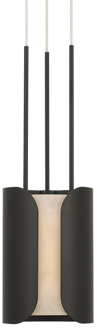 Visual Comfort Signature Armise Pendant in Matte Carbon