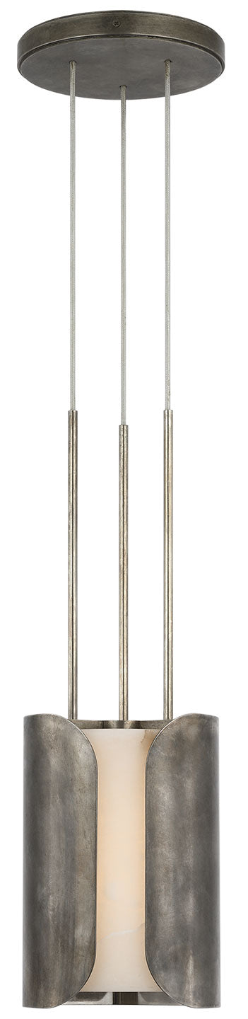 Visual Comfort Signature Armise Pendant in Mottled Pewter