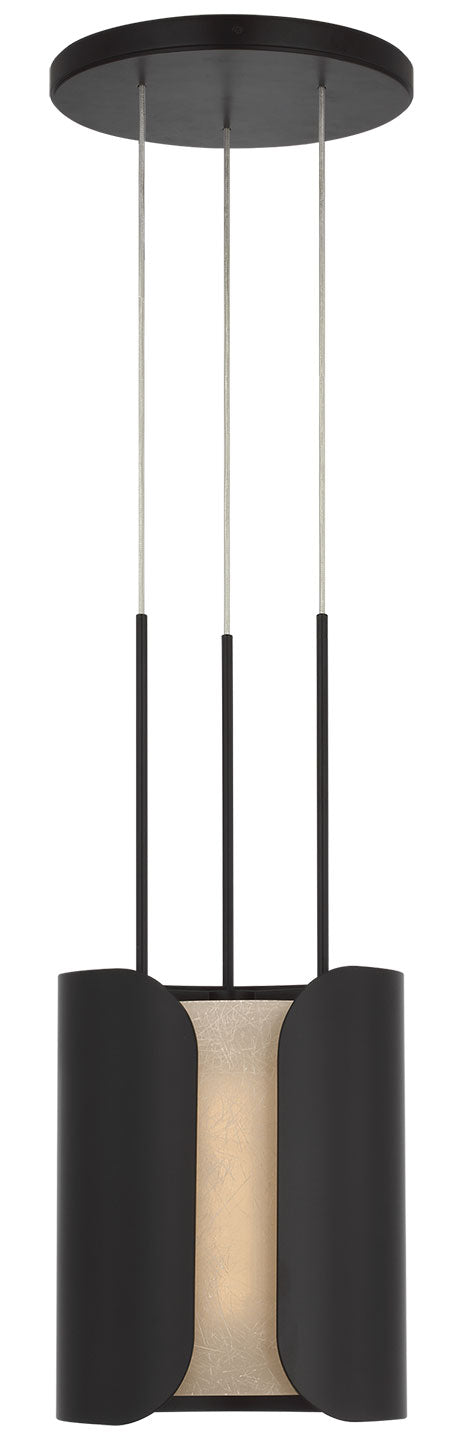 Visual Comfort Signature Armise Pendant in Matte Carbon (view 2)
