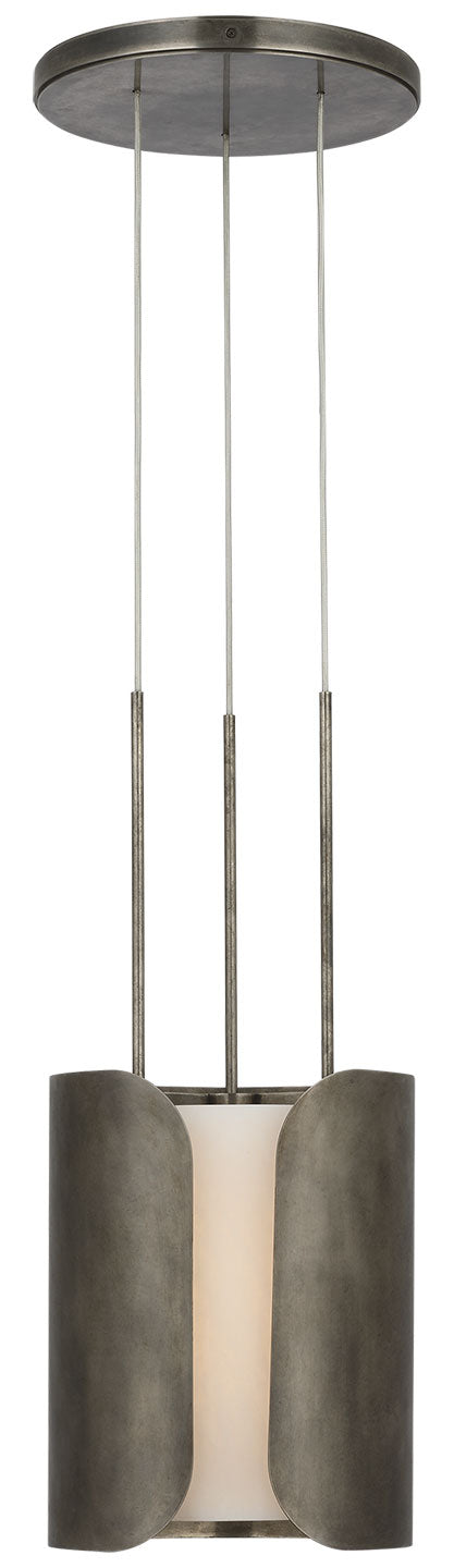 Visual Comfort Signature Armise Pendant in Mottled Pewter (view 2)