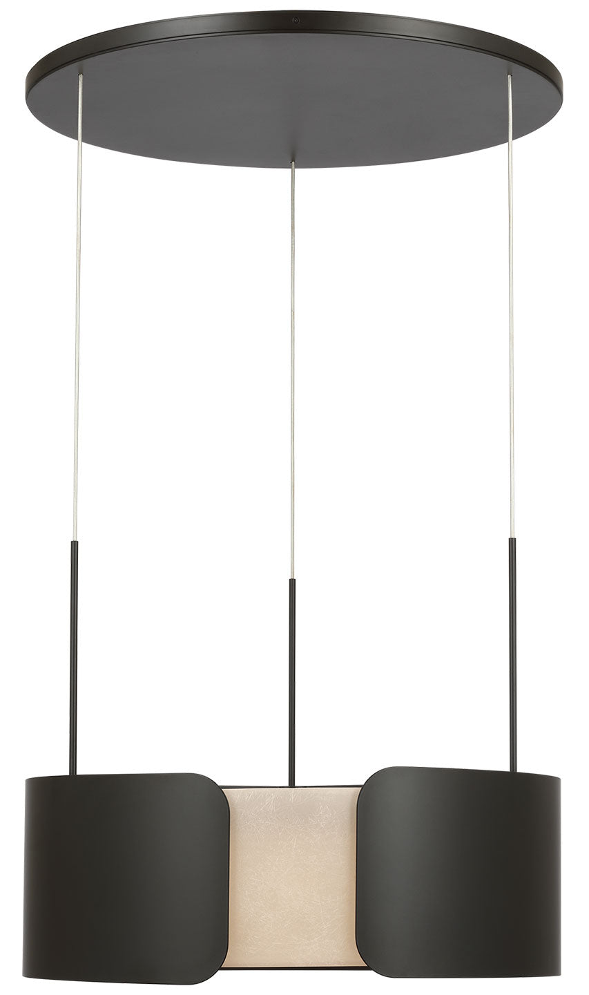 Visual Comfort Signature Armise Chandelier in Matte Carbon