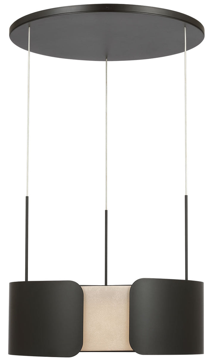 Visual Comfort Signature Armise Chandelier in Matte Carbon