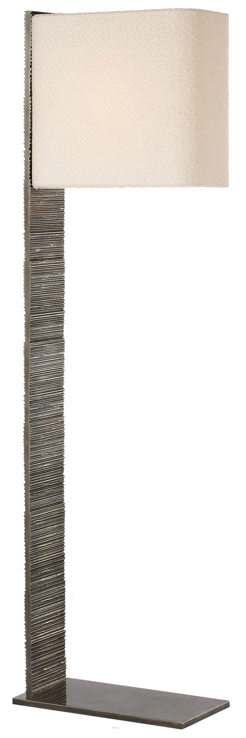 Visual Comfort Signature Fumar Floor Lamp in Ridged Graphite