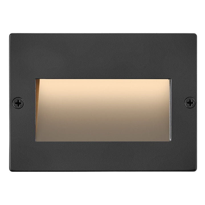 Hinkley Taper 12V Horizontal Step Light in Satin Black