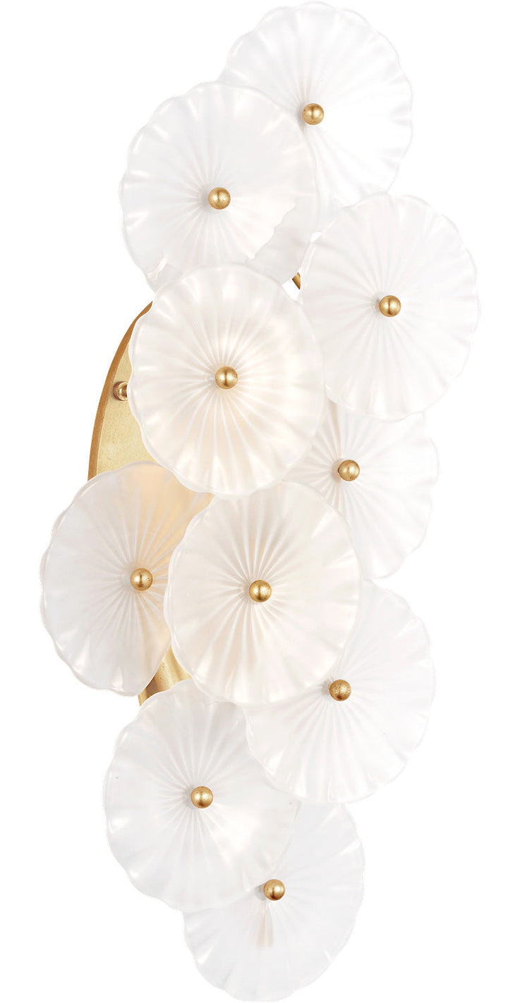 Visual Comfort Signature Gianna Wall Light in Gild / Frosted