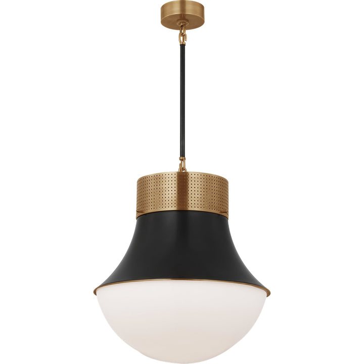 Visual Comfort Signature Precision Pendant in Antique Burnished Brass / Bronze (view 2)