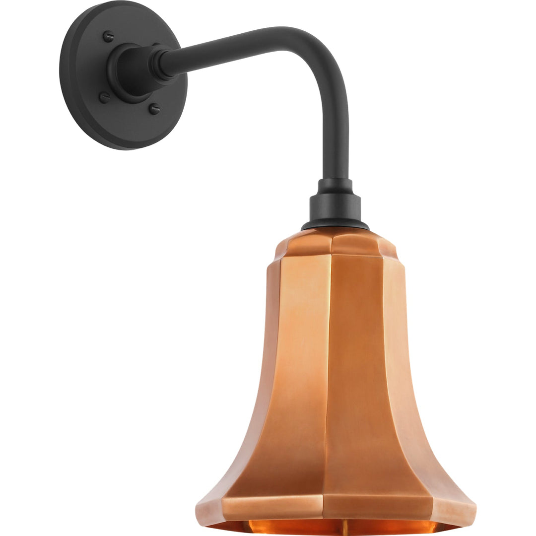 Visual Comfort Signature Academy Outdoor Rex Barn Savannah Shade Wall Light in Matte Black (view 3)