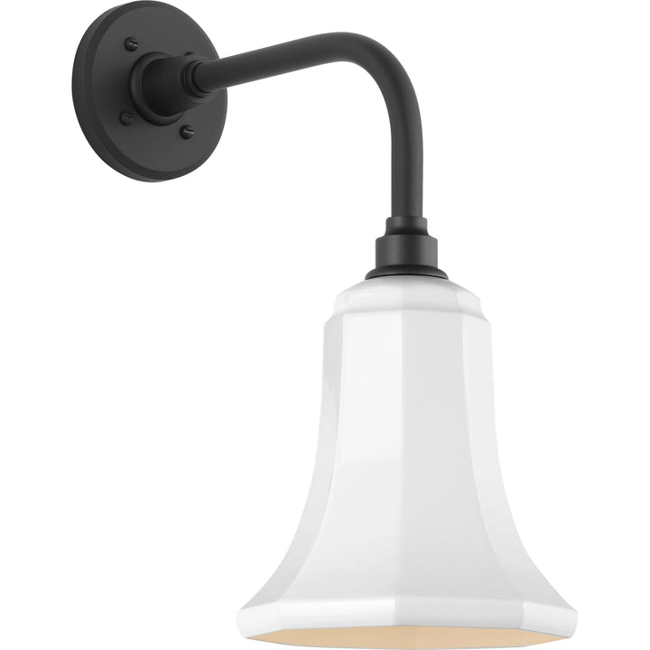 Visual Comfort Signature Academy Outdoor Rex Barn Savannah Shade Wall Light in Matte Black (view 4)