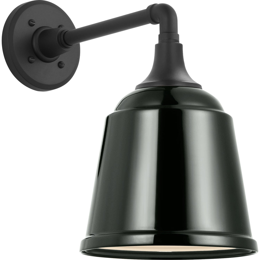 Visual Comfort Signature Academy Outdoor Mack Barn Sm Rockhouse Wall Light in Matte Black (view 2)