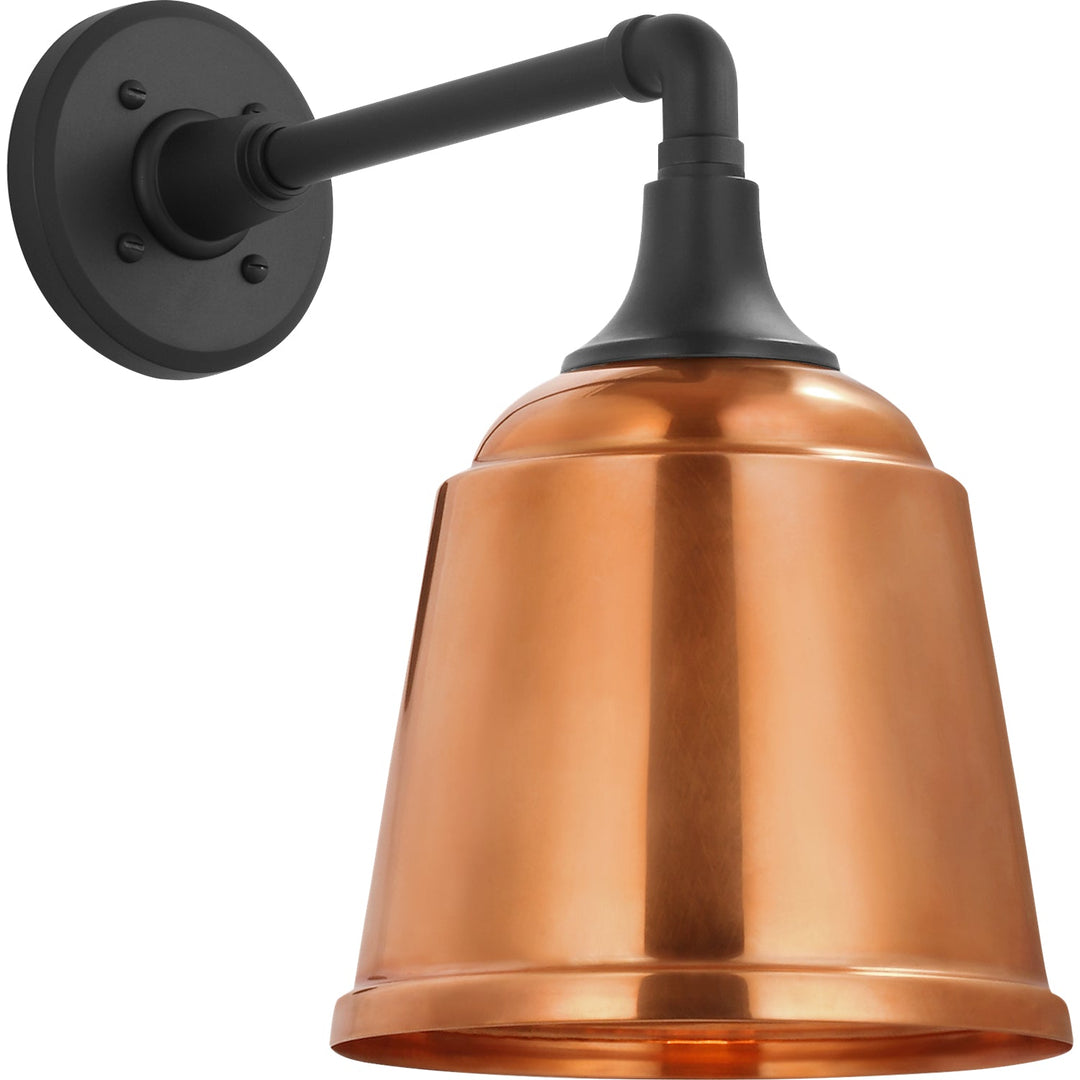 Visual Comfort Signature Academy Outdoor Mack Barn Sm Rockhouse Wall Light in Matte Black (view 3)