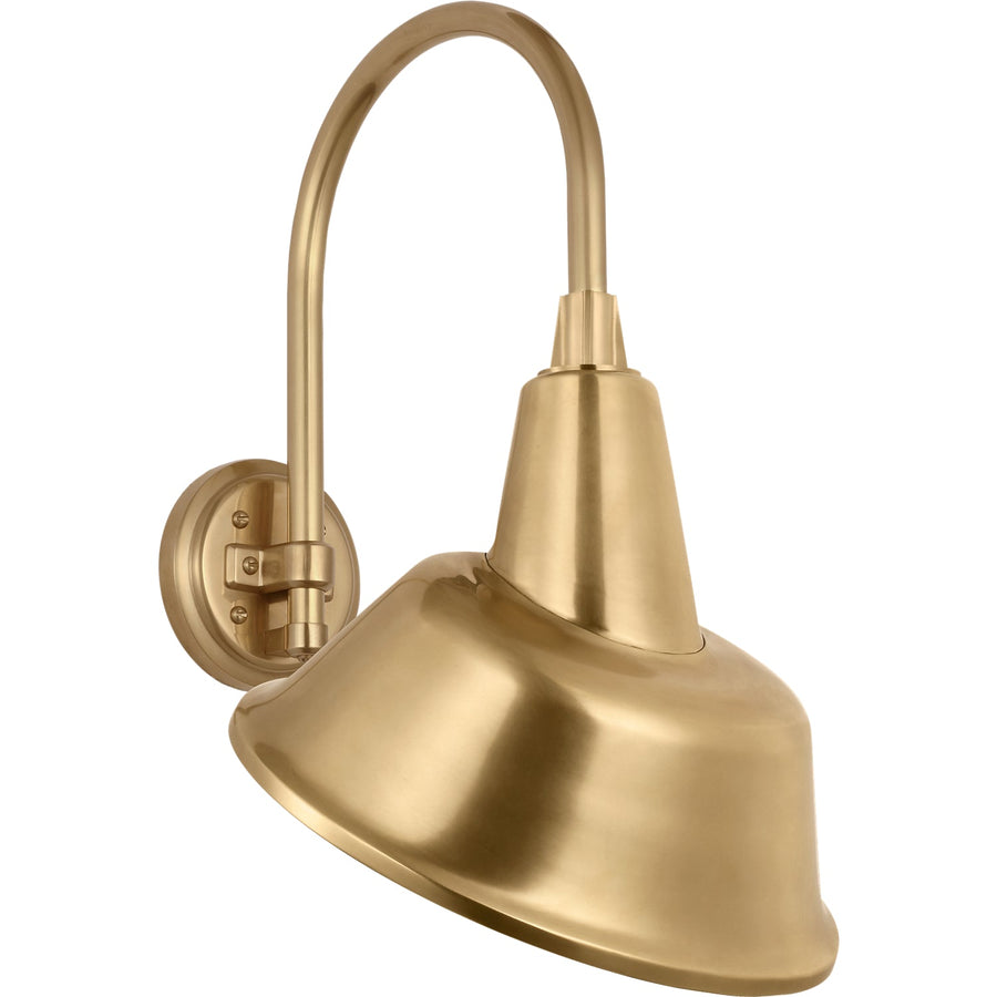 Academy Outdoor Arched 16 Mack Tilt Bowers Shade Wall Light