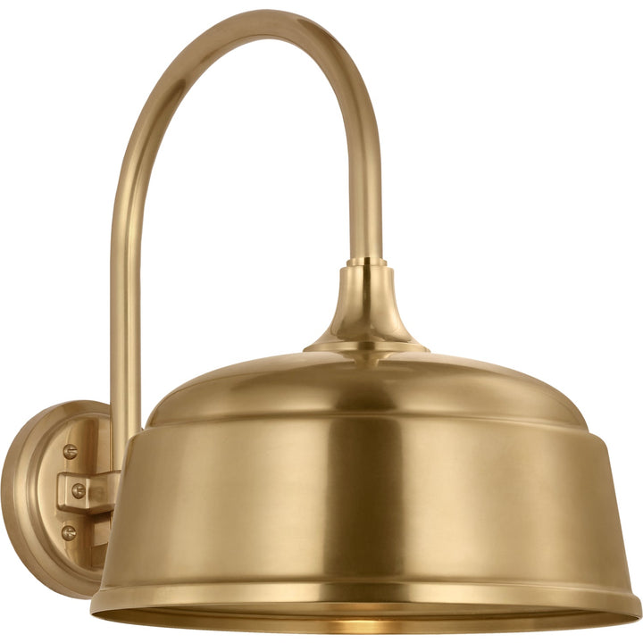 Academy Outdoor Arched 16in Mack Rockhouse Shade Wall Light