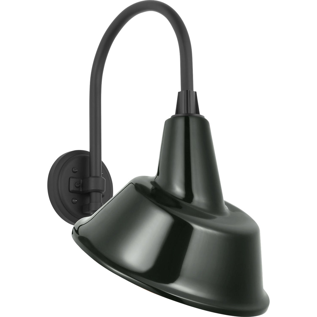 Visual Comfort Signature Academy Outdoor Arched 16 Mack Tilt Bowers Shade Wall Light in Matte Black (view 2)