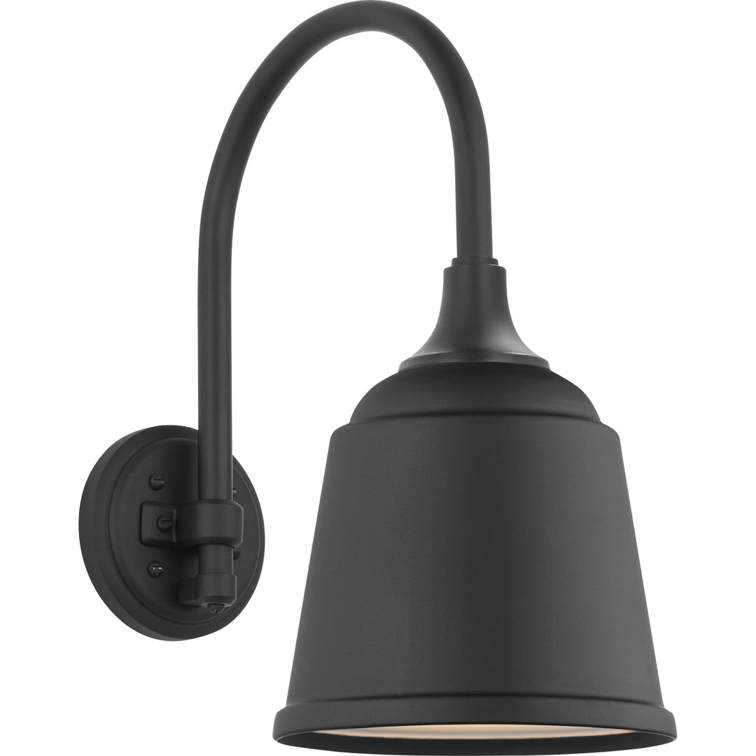 Visual Comfort Signature Academy Outdoor Arched 16 Mack Sm Rockhouse Wall Light in Matte Black