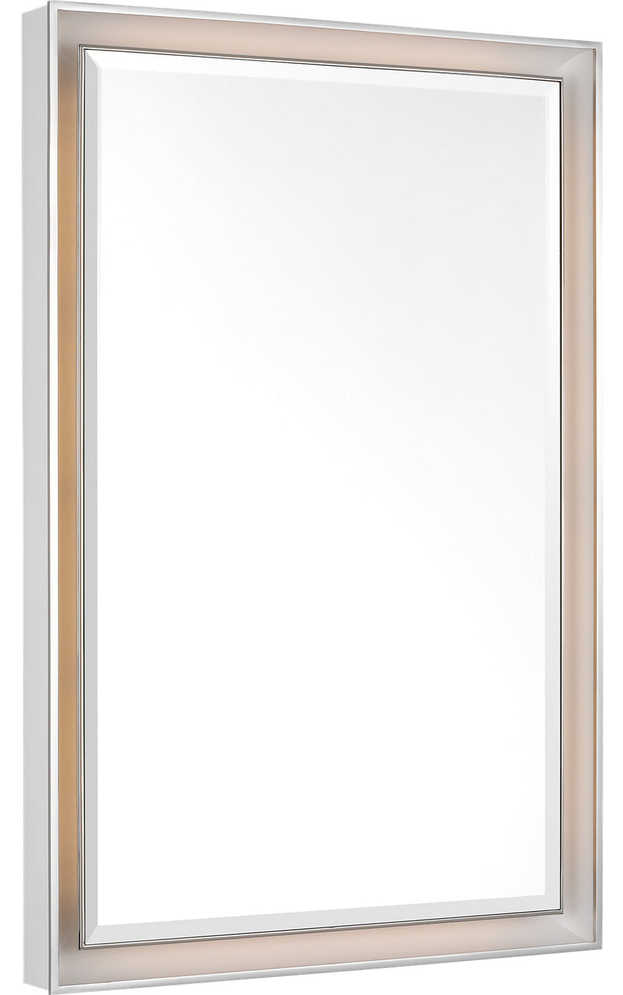 Visual Comfort Signature Tricia Color-Select Rectangular Mirror with Light
