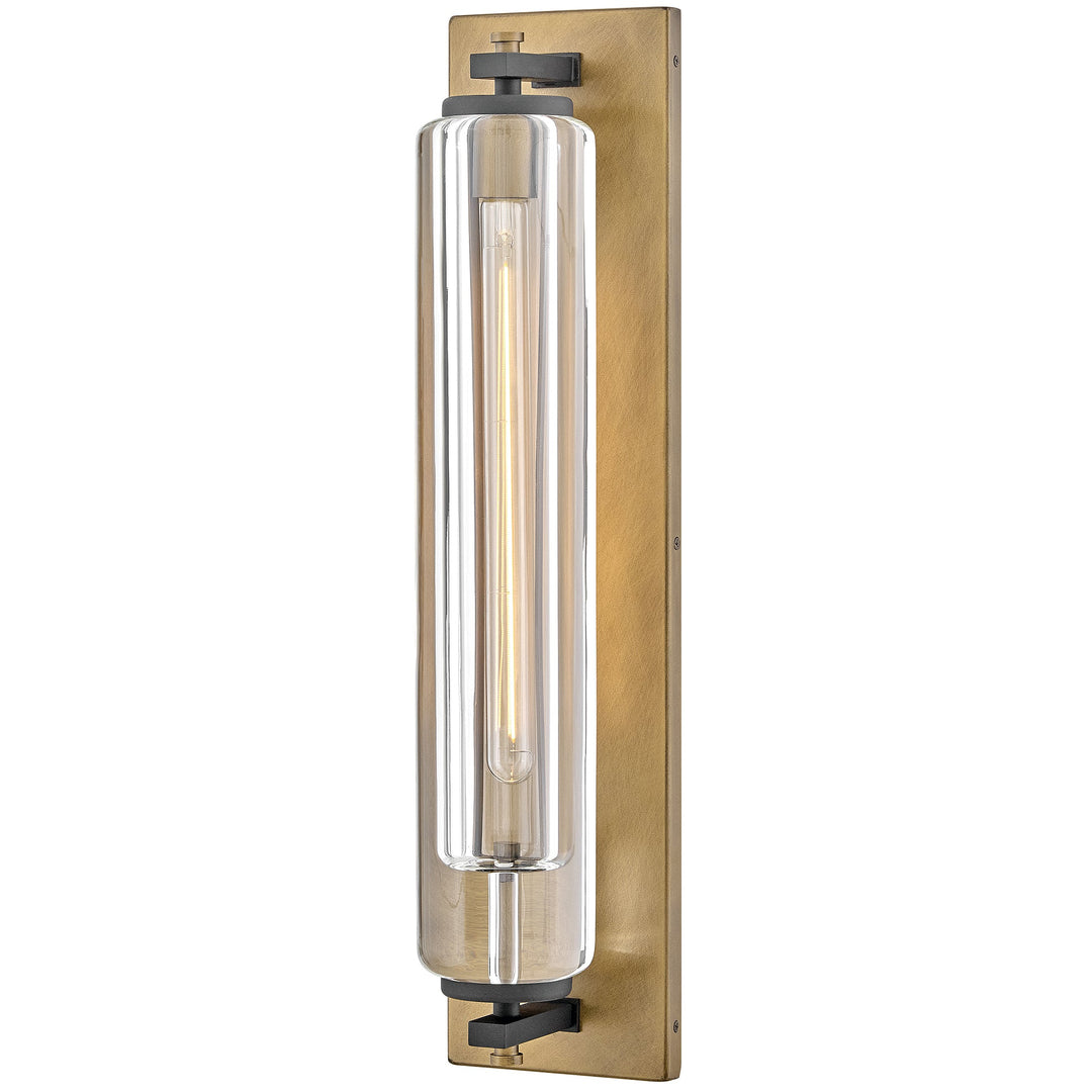 Hinkley Lourde Outdoor Wall Light in Heritage Brass
