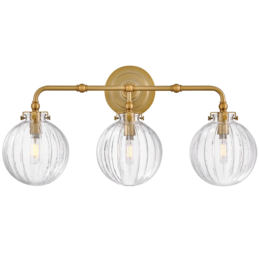 Hinkley Helene Bathroom Vanity Light in Lacquered Brass
