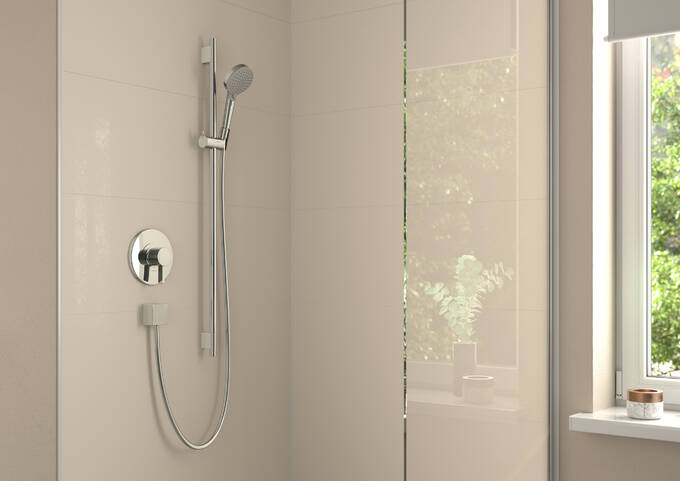 Hansgrohe Vernis Blend Wallbar Set 100 Vario-Jet 24 1.5 GPM
