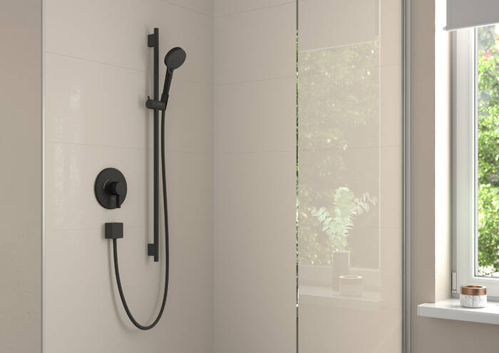 Hansgrohe FixFit Wall Outlet Square with Check Valves