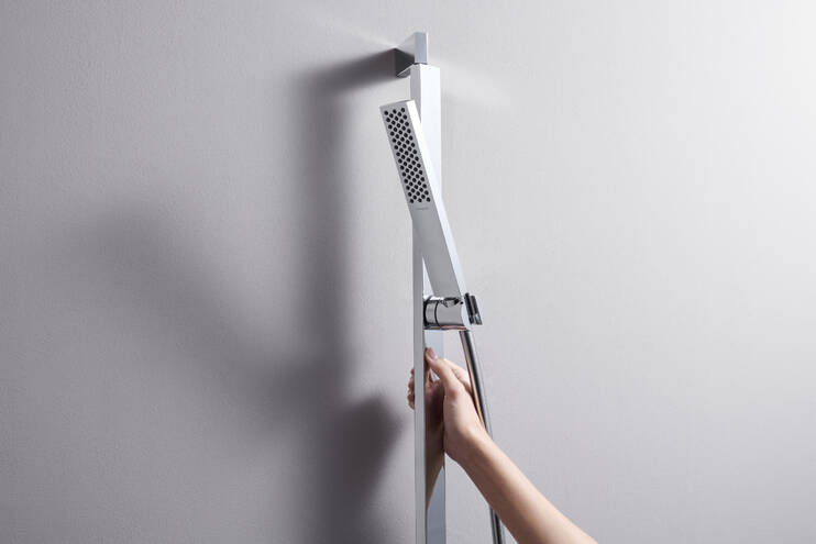 Hansgrohe Pulsify E Wallbar Set 100 1-Jet 24 1.75 GPM