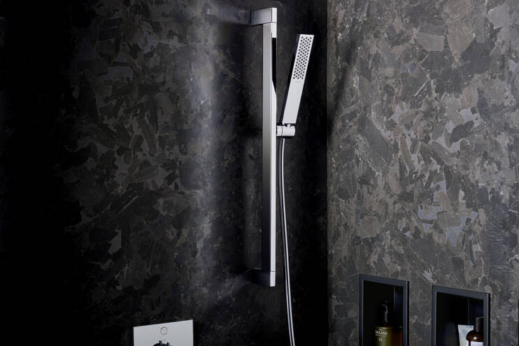 Hansgrohe Pulsify E Wallbar Set 100 1-Jet 24 1.75 GPM
