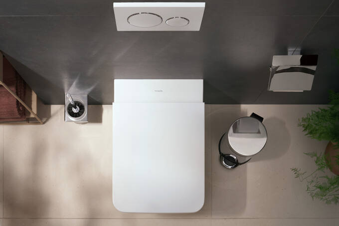 Hansgrohe AddStoris Toilet Paper Holder with Cover