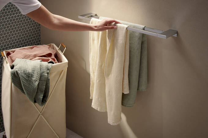 Hansgrohe AddStoris Double Towel Bar