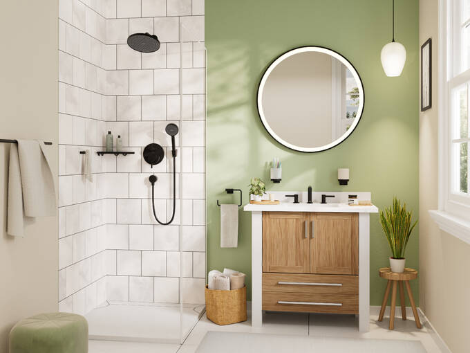 Hansgrohe Ecostat Pressure Balance Trim S with Diverter
