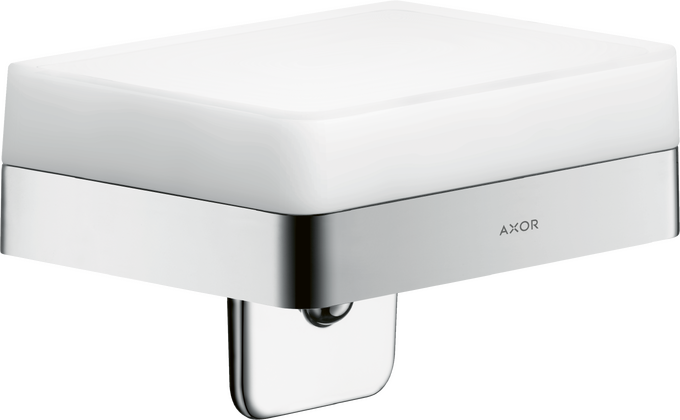 AXOR Universal SoftSquare Soap Dispenser with Shelf