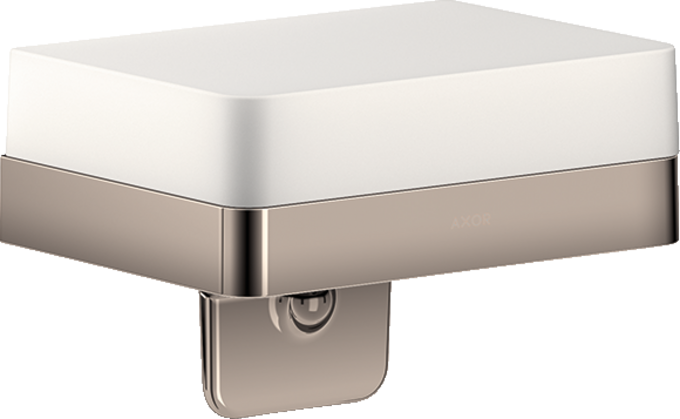 AXOR Universal SoftSquare Soap Dispenser with Shelf