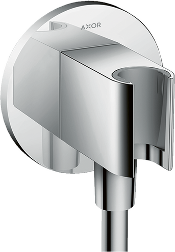 AXOR ShowerSolutions Wall Outlet with Handshower Holder Round