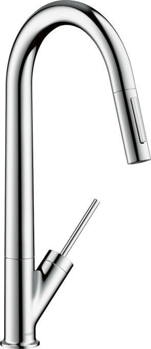 AXOR Starck HighArc Kitchen Faucet 2-Spray Pull-Down