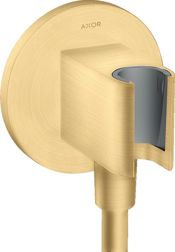 AXOR ShowerSolutions Wall Outlet with Handshower Holder Round