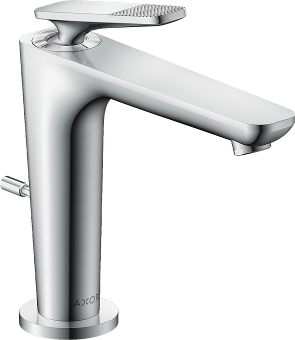 AXOR Citterio C Single-Hole Faucet 125 CoolStart with Pop-Up DrainCubic Cut