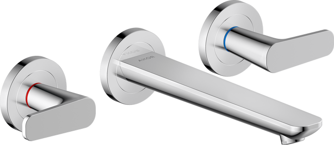 AXOR Citterio C Wall-Mounted Widespread Faucet