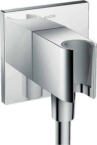 AXOR ShowerSolutions Wall Outlet with Handshower Holder Square