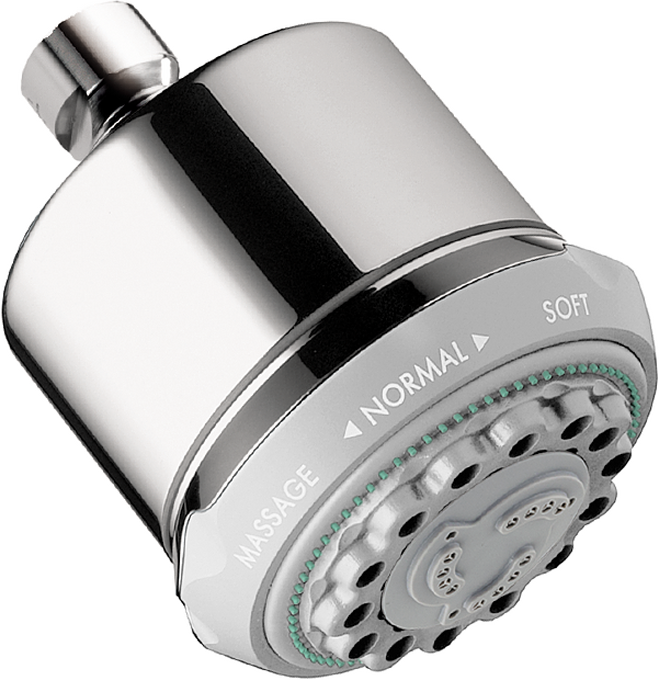 Hansgrohe Clubmaster Showerhead 3-Jet 2.5 GPM