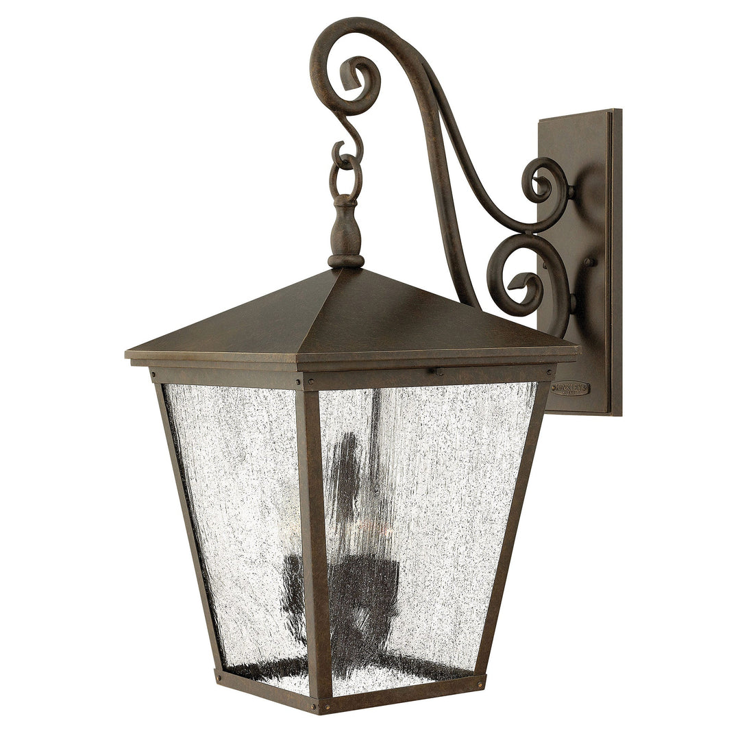 Hinkley Trellis 120V Outdoor Hanging Scroll Wall Sconce in Regency Bronze (view 3)