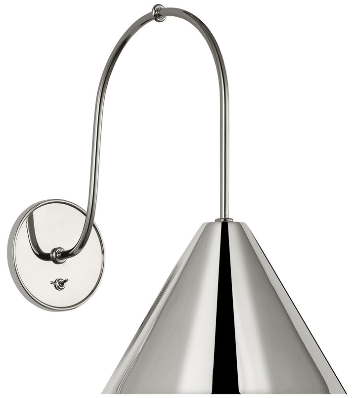 Visual Comfort Signature Malia Wall Sconce in Polished Nickel