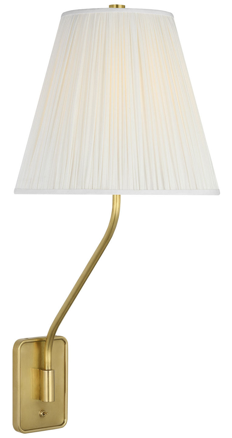 Visual Comfort Signature Knox Large Wall Sconce in Hand-Rubbed Antique Brass