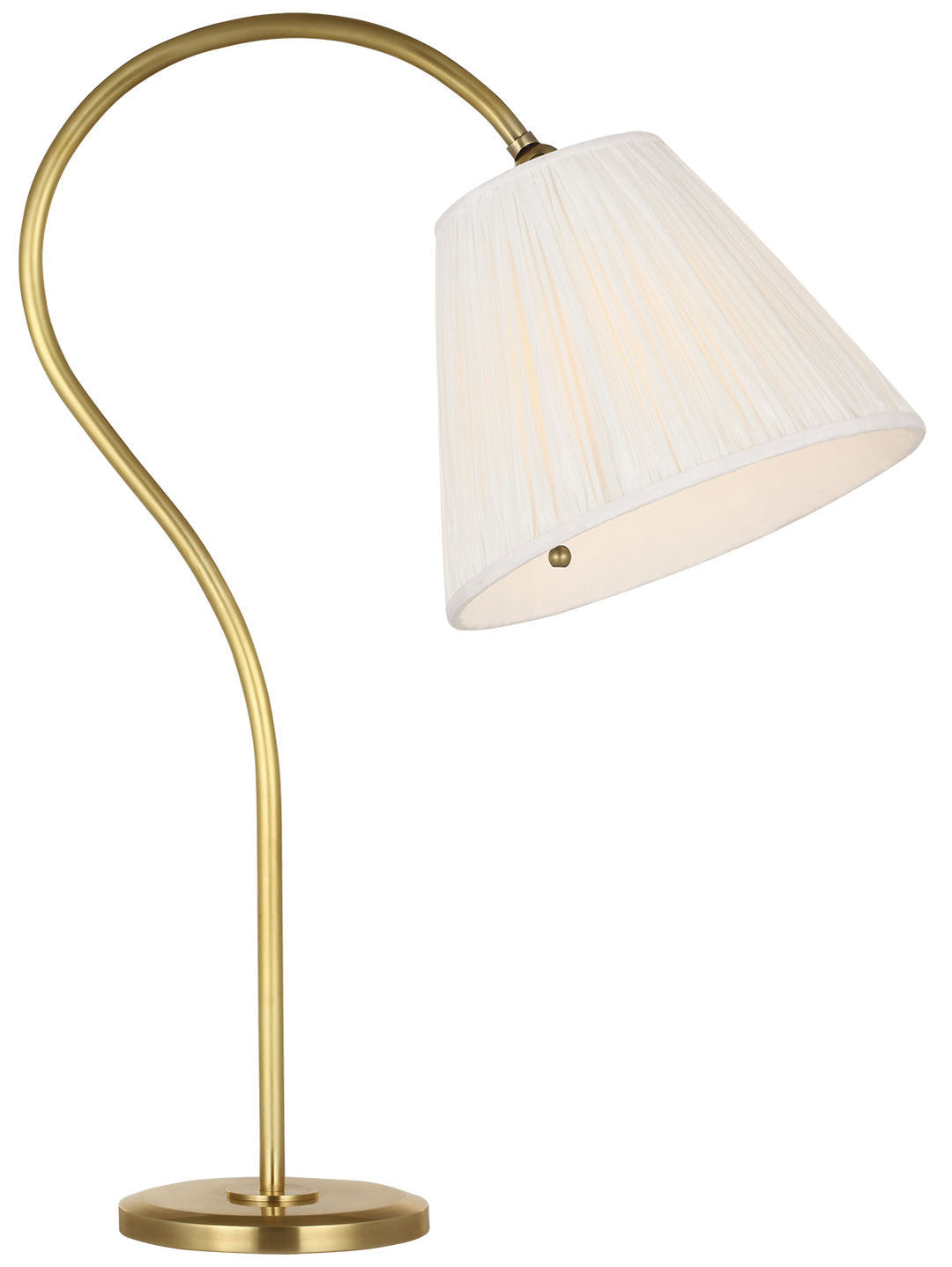 Visual Comfort Signature Dume Table Lamp in Hand-Rubbed Antique Brass