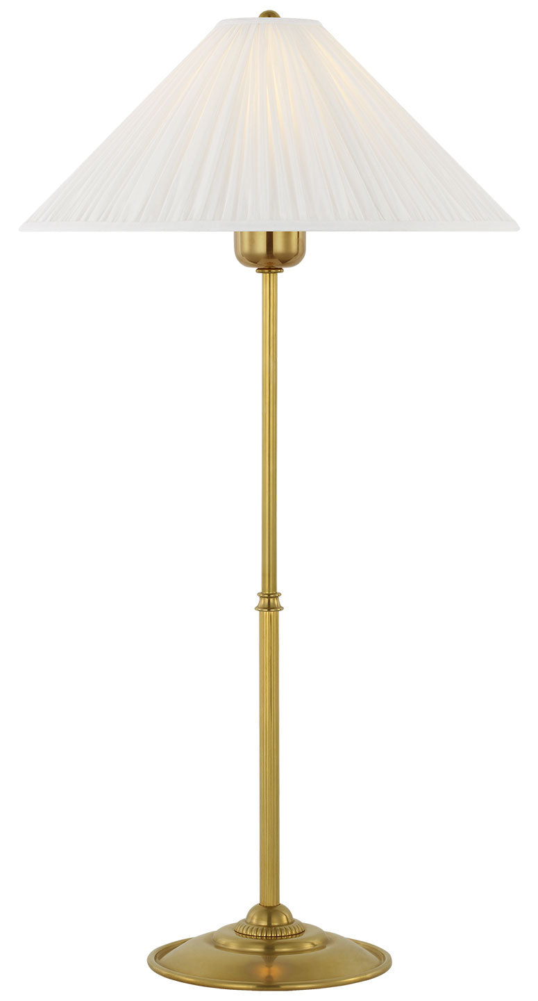 Visual Comfort Signature Soren Table Lamp in Hand-Rubbed Antique Brass